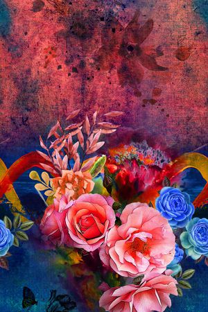 定位花印花华亿平台图片