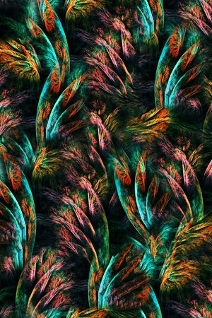 羽毛印花华亿平台图片