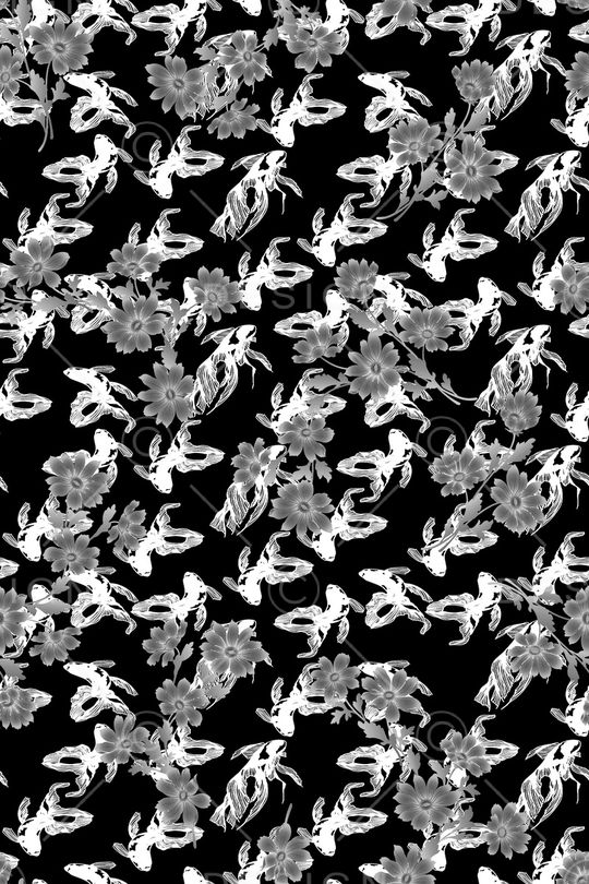 黑白华亿平台印花华亿平台图片