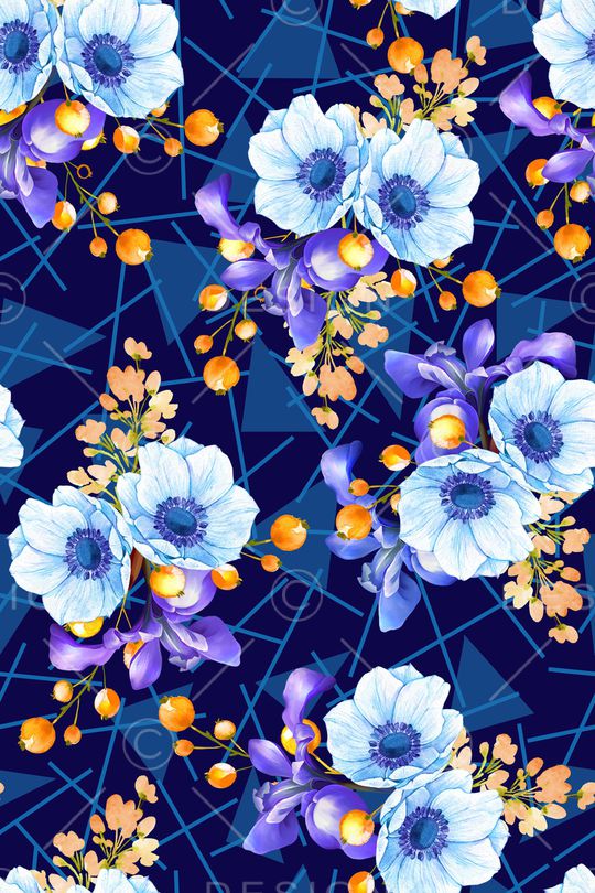 几何印花华亿平台图片