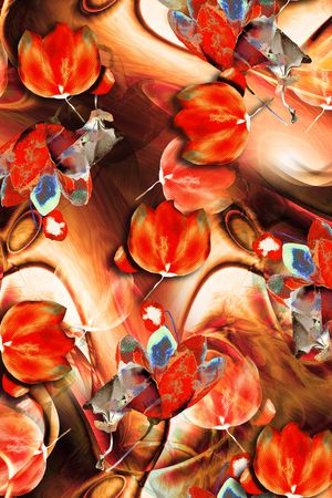 连衣裙印花华亿平台图片