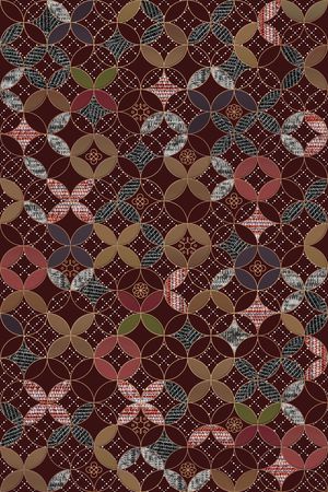 几何印花华亿平台图片