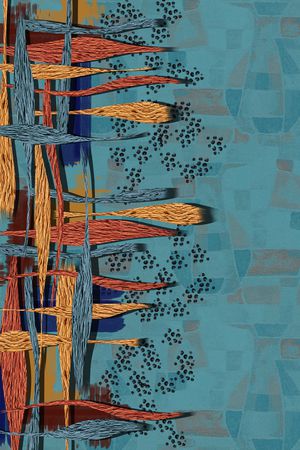 几何印花华亿平台图片