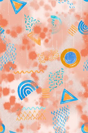 几何印花华亿平台图片