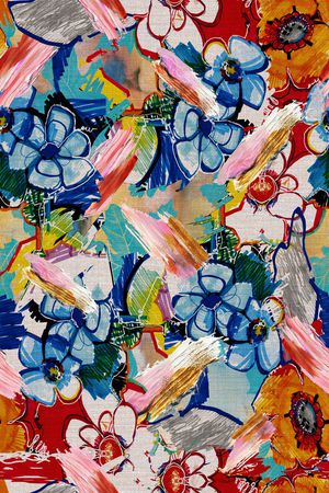 绿植树叶印花华亿平台图片