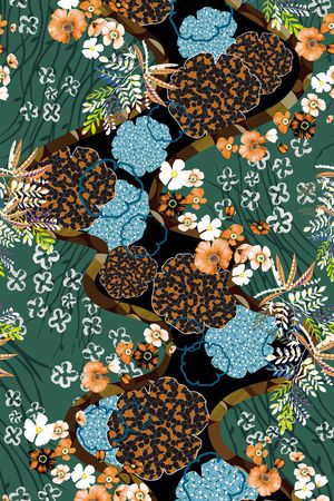 几何印花华亿平台图片