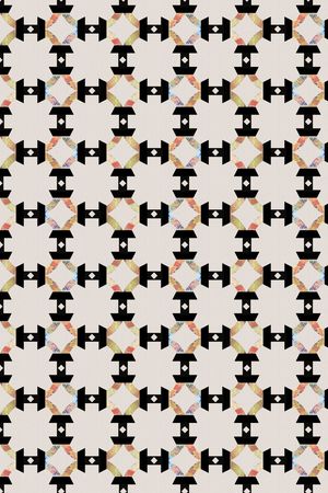 几何印花华亿平台图片