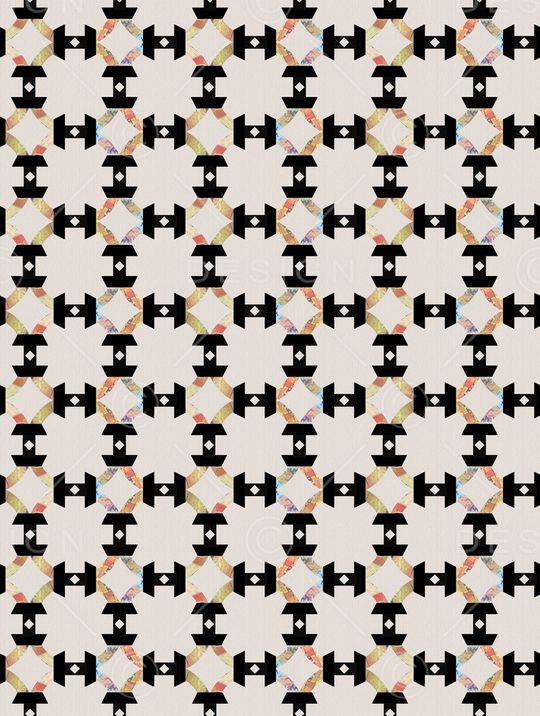 几何印花华亿平台图片