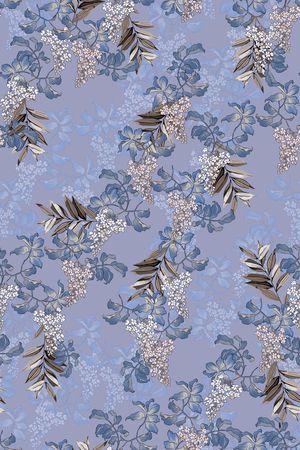 绿植树叶印花华亿平台图片