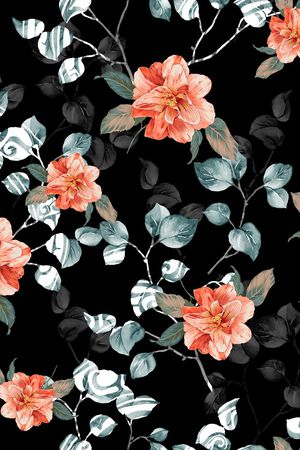 连衣裙印花华亿平台图片