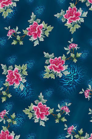 复古印花华亿平台图片