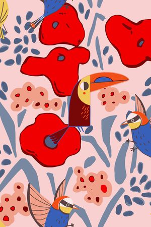 动物印花华亿平台图片