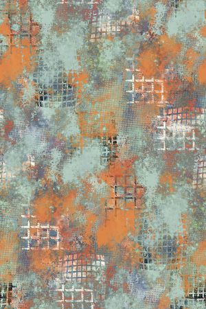 抽象男装印花华亿平台图片