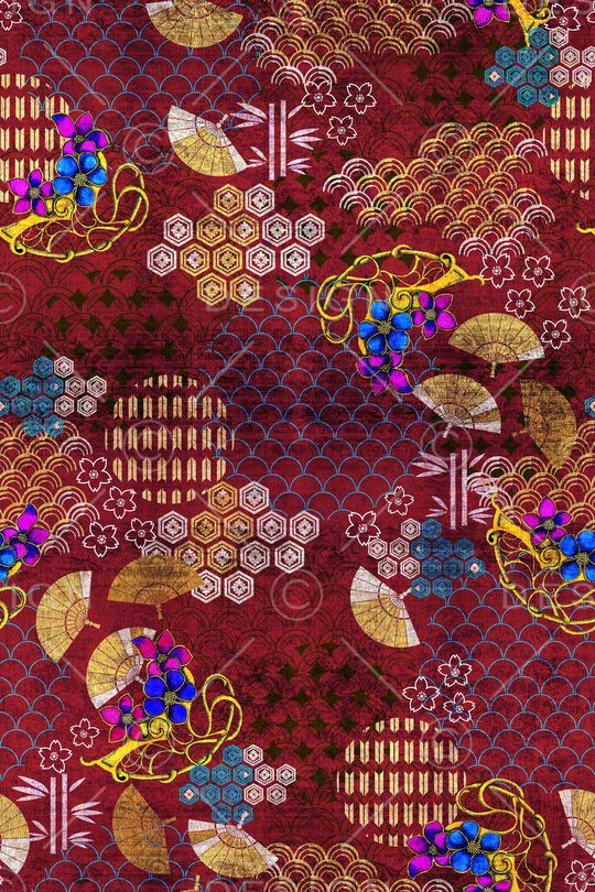 几何印花华亿平台图片