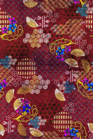 几何印花华亿平台图片