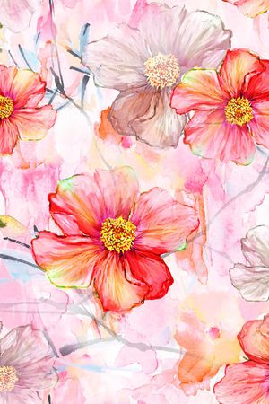 水彩印花华亿平台图片