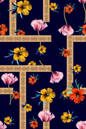 时尚印花华亿平台图片