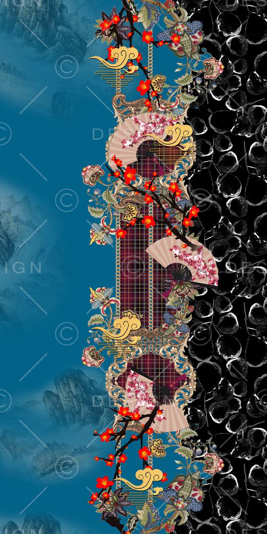 定位花印花华亿平台图片