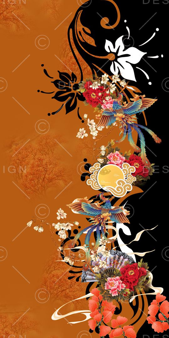 定位花印花华亿平台图片