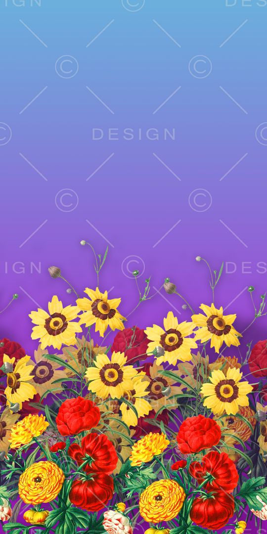 绿植树叶印花华亿平台图片