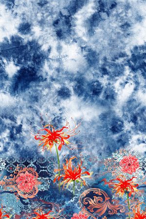 绿植树叶印花华亿平台图片