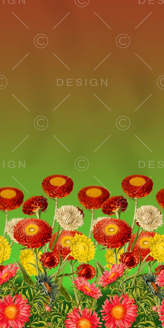 绿植树叶印花华亿平台图片