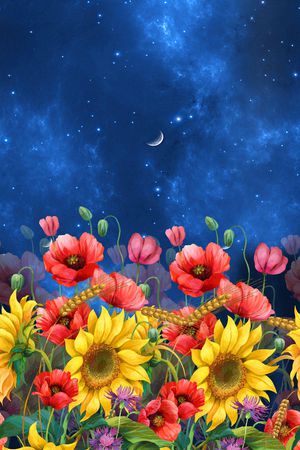 绿植树叶印花华亿平台图片