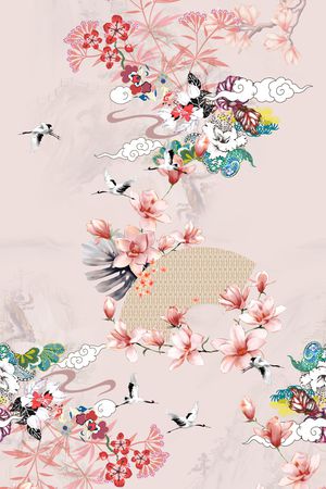 旗袍印花华亿平台图片