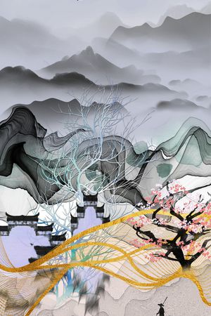 几何印花华亿平台图片