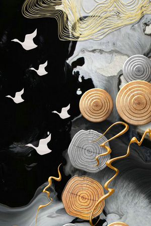 几何印花华亿平台图片