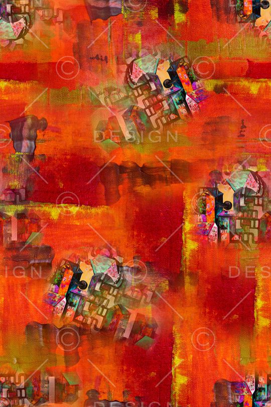 几何印花华亿平台图片