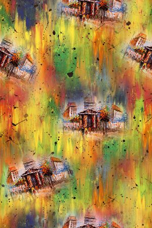 几何印花华亿平台图片