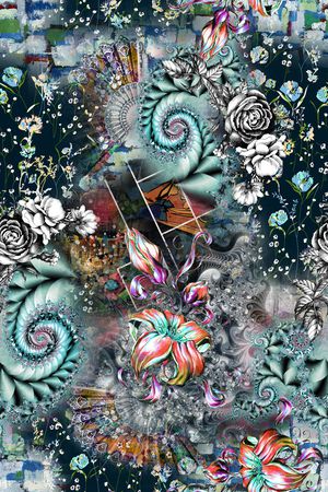 几何印花华亿平台图片