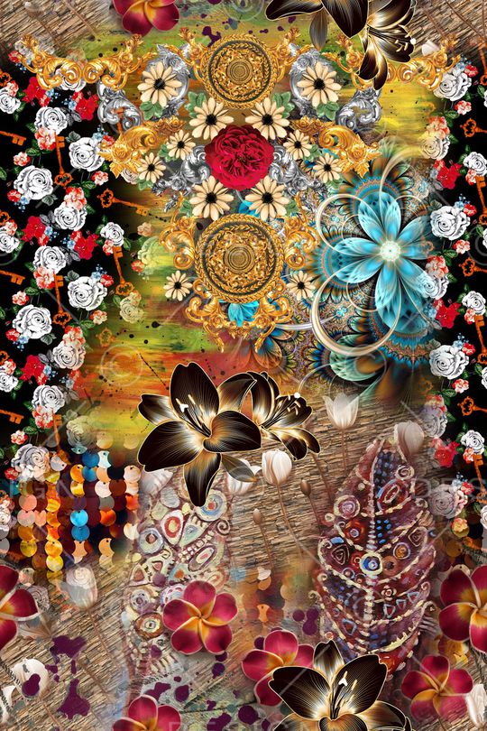 几何印花华亿平台图片