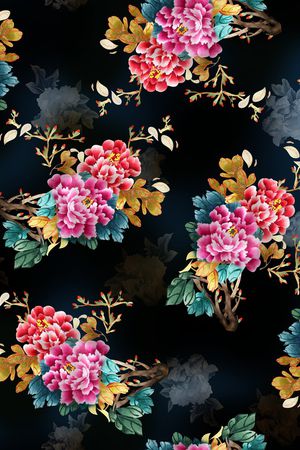 香云纱印花华亿平台图片