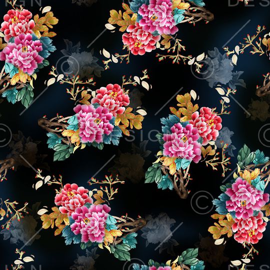 香云纱印花华亿平台图片