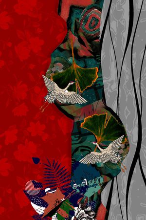 几何印花华亿平台图片