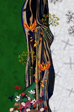 几何印花华亿平台图片