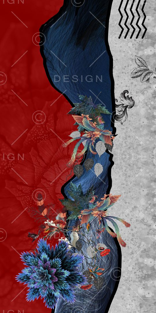 几何印花华亿平台图片