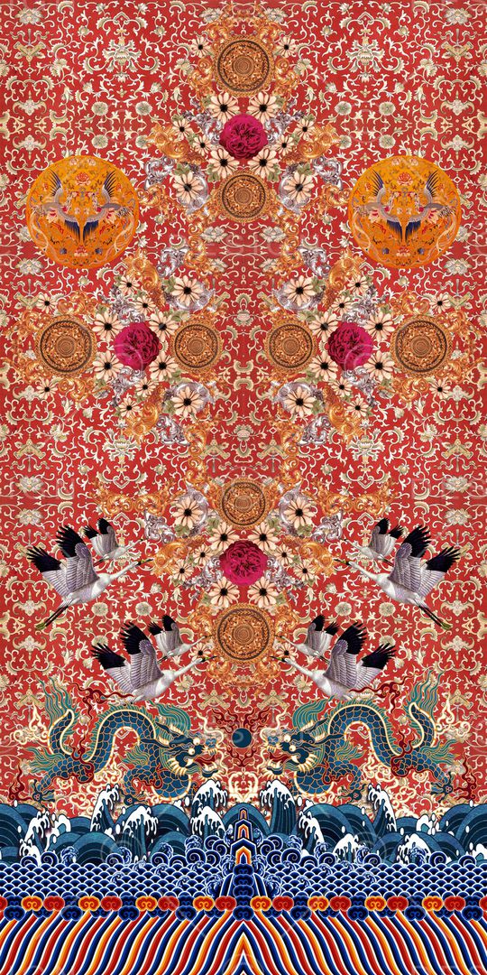 定位花印花华亿平台图片