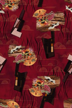 几何印花华亿平台图片