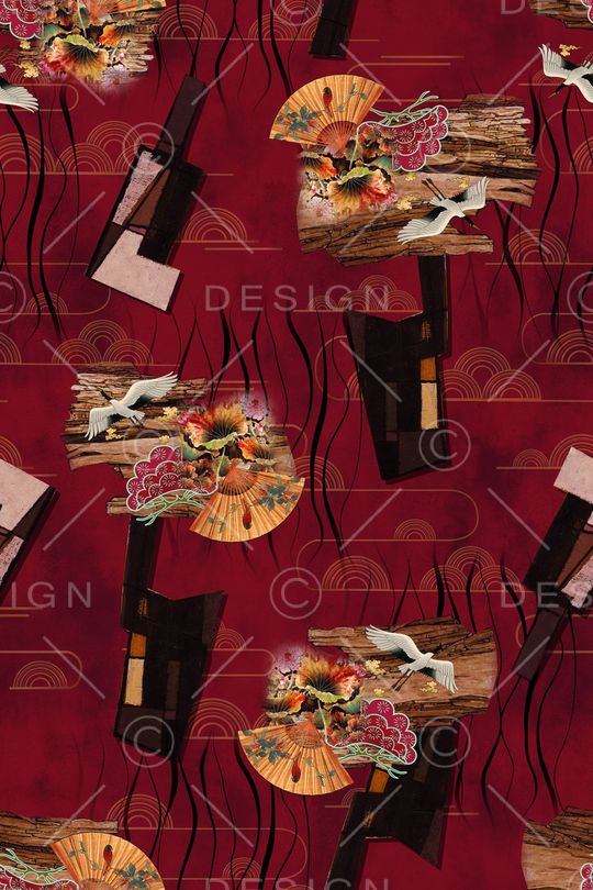 几何印花华亿平台图片