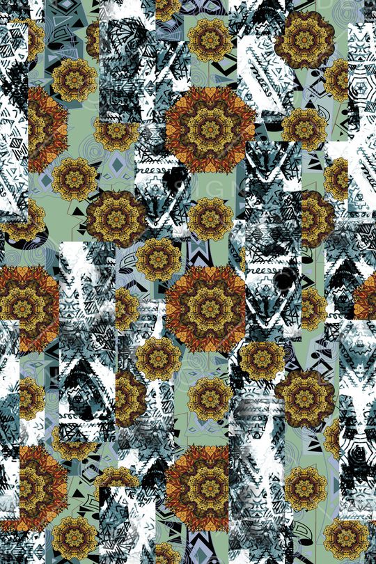 几何印花华亿平台图片