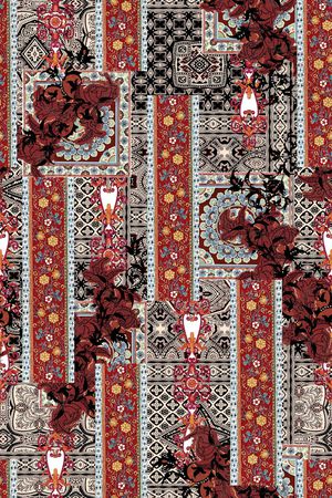 几何印花华亿平台图片