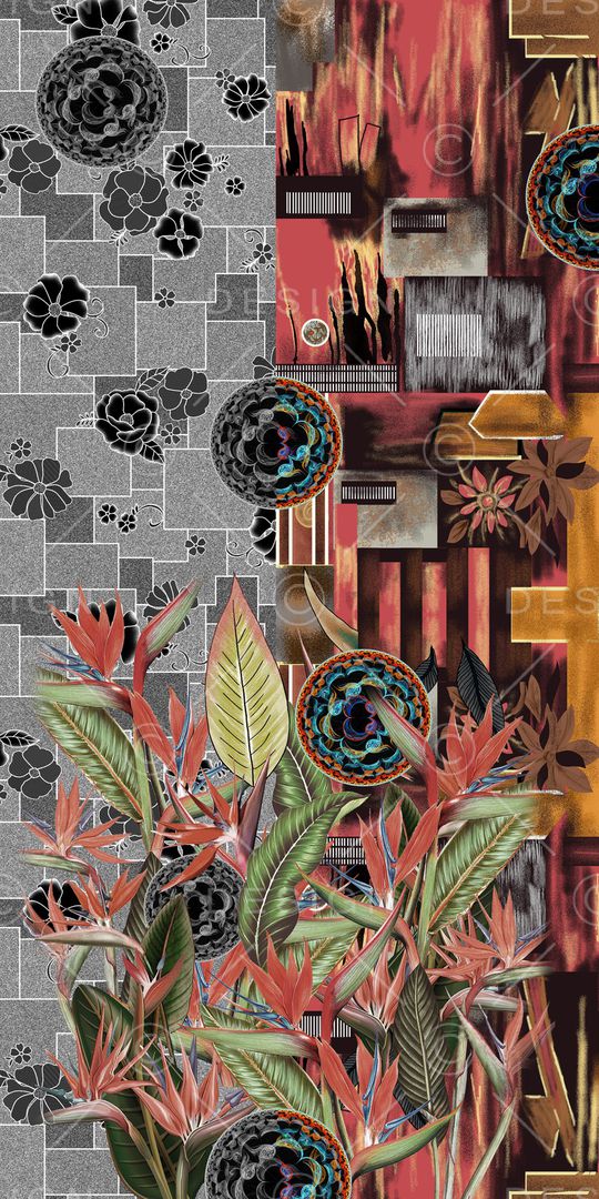 定位花印花华亿平台图片