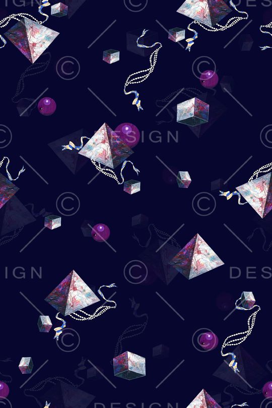 几何印花华亿平台图片