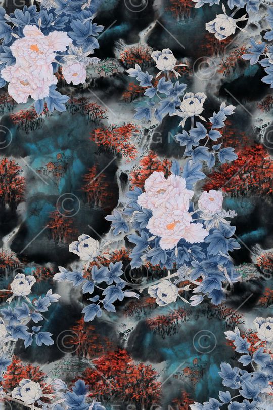 香云纱印花华亿平台图片