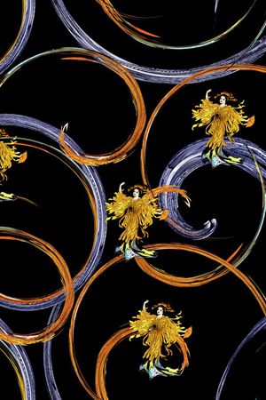 几何印花华亿平台图片