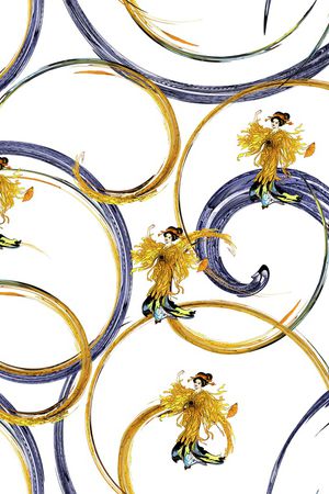 几何印花华亿平台图片