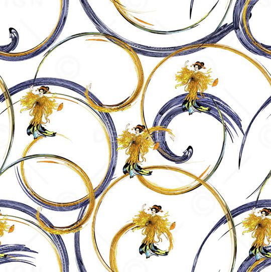 几何印花华亿平台图片